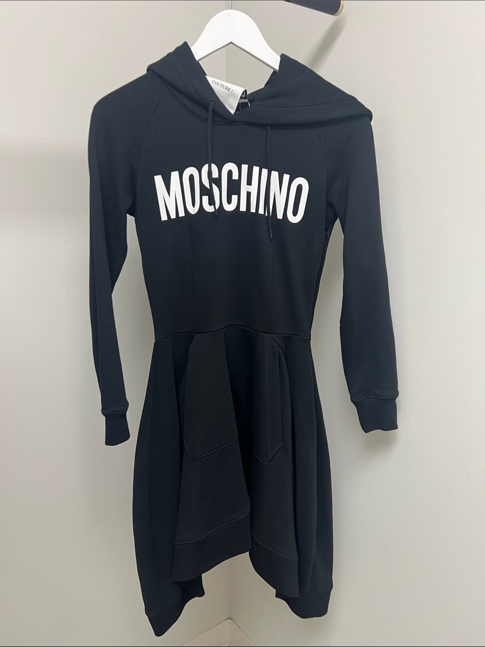 Moschino French Terry Hoodie Dress